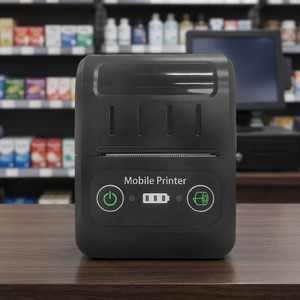 2026Mini Portable Bluetooth Thermal <b>Label</b> Printer 203DPI Inkless Sticker <b>Maker</b> 2000mAh for Small Business Retail For Home Office - Product Image 2