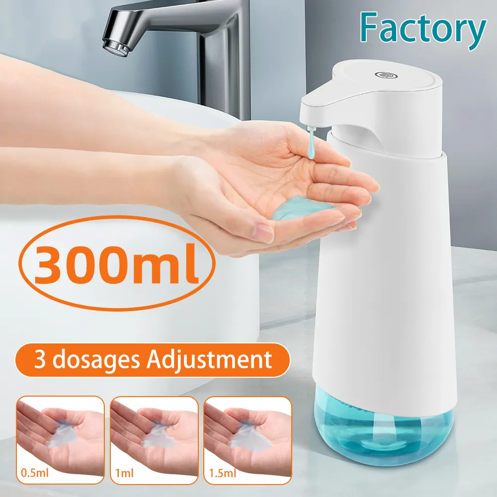 Dispenser per bagno con sensore a infrarossi liquido schiumogeno per lavaggio a mano disinfettante prodotti per la casa intelligente distributore automatico di sapone con batteria