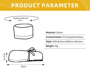 लंबे बाल समायोज्य चिकित्सा के लिए कपास सर्जिकल कैप नर्स डॉक्टर कस्टम लोगो थोक के लिए - Product Image 5