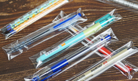 Bleistift-Kugelschreiber-Tasche OPP Transparente Plastiktüte Schreibwaren-Lesezeichen Selbstklebende Tüte mit Selbstklebeverschluss