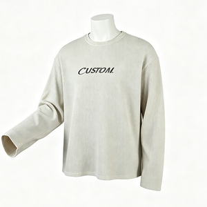 <span class=keywords><strong>Camisetas</strong></span> Personalizadas con Gráficos, <span class=keywords><strong>Camisetas</strong></span> Blancas <span class=keywords><strong>de</strong></span> Algodón, Camiseta <span class=keywords><strong>de</strong></span> Manga Larga Tipo Waffle <span class=keywords><strong>para</strong></span> <span class=keywords><strong>Hombre</strong></span> - Product Image 5