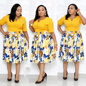 Abito da donna taglie forti floreale stampato, elegante per l'ufficio, perfetto per l'estate - Articolo caldo! - Product Image 3