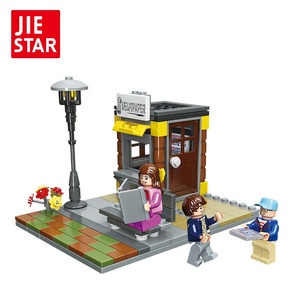 <span class=keywords><strong>El</strong></span> modo de escena quiosco juguetes de bloques de construcción de plástico para jugar a fingir - Product Image 1