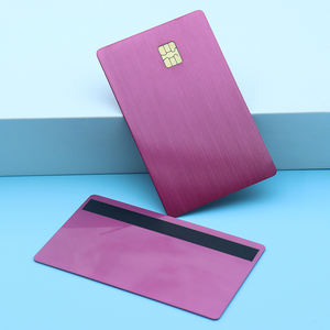 4428 4442 tarjetas ATM VISA de débito con ranura para Chip y banda magnética en blanco Arco Iris 24 <span class=keywords><strong>K</strong></span> oro espejo Metal tarjeta de crédito - Product Image 5