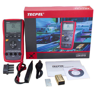 TECPEL LCR-613 100กิโลเฮิรตซ์มิเตอร์ดิจิตอลมือถือเครื่องทดสอบ RLC พร้อม USB ถ่ายโอนข้อมูลแบตเตอรี่ช่วงความจุ0.01pF 20mF - Product Image 2