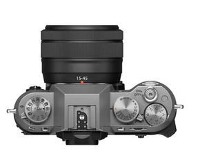 Promotions en cours : Appareil photo reflex numérique <span class=keywords><strong>FUJIFILM</strong></span> X-T50 argenté avec stabilisation d'image vidéo 4K pour les consommateurs - Product Image 1