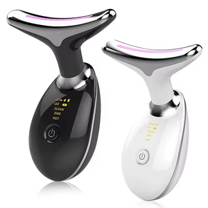 New Home Use Micro-Current Vibration Beauty Device Skin Care Anti-Aging Hot &amp; Cool Face <strong>Massage</strong> Lift Wrinkle Remover Machine