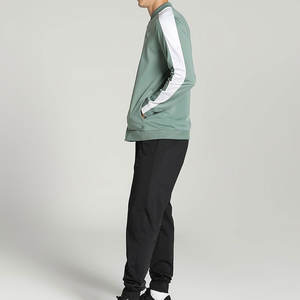 Nueva Llegada Conjuntos Deportivos de Invierno para Hombre, Dos Piezas, Color Sólido, Felpa, Secado Rápido, Transpirables, Venta al Por Mayor - Product Image 2