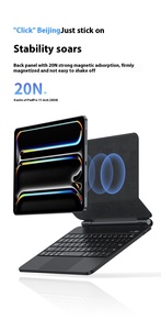 Máy tính bảng bao gồm & trường hợp xuyên biên giới Apple ipadpro12.9 ma thuật điều khiển xoay bàn phím 10.9 trong suốt bảo vệ trường hợp không dây - Product Image 5