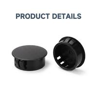 OUORO HP-90 Bouchon de trou en plastique / Cache-câble étanche 90 mm (Blanc/Noir) 50 pièces/sac pour étanchéité de trous de panneau
