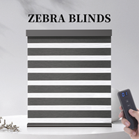 Persianas Enrollables Zebra Automáticas Dobles de Plástico Opacas Eléctricas al por Mayor de China
