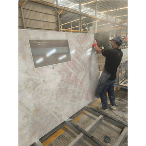 Sang trọng màu hồng pha lê quartzit tấm ROSA cristallo đá tự nhiên gạch nhà bếp Countertop phòng tắm Vanity tường nhà bếp đá - Product Image 2