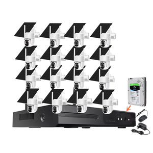 Sistema de Cámara PTZ Solar WiFi Jianvision de 16 Canales con NVR, Sensor CMOS Impermeable IP66, Disco Duro de 2TB Integrado y Audio Bidireccional - Product Image 1