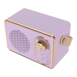 Mini haut-parleur Bluetooth rétro portable pour le camping et les cadeaux de fête - Product Image 6