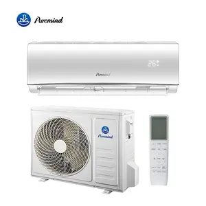 Puremind 230v 24000btu 냉각 가정 사용 변환장치 Ac 단위 공기 냉각기 쪼개지는 벽 산 에어 컨디셔너