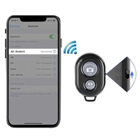 Smart pour Bluetooth Remote Button Controller Adapter pour Selfie & Photo Control Shutter Release Accessory pour iPhone Android