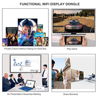 Miracast Dongle Drahtloser Video- und Audio-Transmitter Drahtloser Display-Empfänger, AirplayDLNA Kompatibel mit IOS/Android/Win