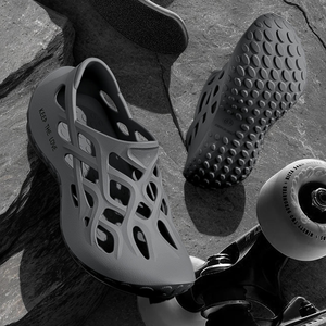 Zuecos de Jardín Ligeros para Hombre, Cobertura Completa del Pie, Superficie Fácil de Limpiar, Suela Antideslizante, Uso Doméstico, Tallas 39-47 EU, Secado Rápido - Product Image 6