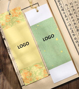 Xinrunjin Rice Paper Sticky Notes Bookmark <b>Cards</b> Chinese Style Traditional Design Handwritten Calligraphy Wax Printed Gifts - Product Image 5