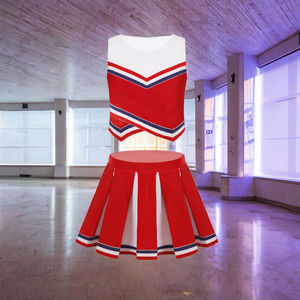 Uniformes de Baile de Animadoras para Adultos con Logotipo Personalizado de Equipo, Impresión por Transferencia de Calor, Conjuntos de Uniformes de Talla Grande para Mujeres Adultas, 100% - Product Image 3