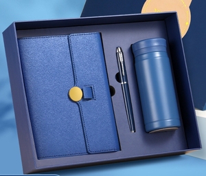 Personalized Giveaway Custom Logo Wholesale Promotional Corporate Luxury Business Gifts Items Bottle Notebook With Pen Gift Set - Product Image 3