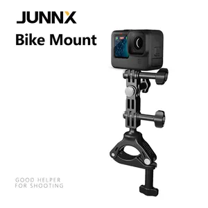 JUNNX Kẹp Vít Gắn Tay Lái Xe Đạp Giá Đỡ Gắn Cho Gopro Hero Sports Camera 11 10 9 Gắn Xe Đạp