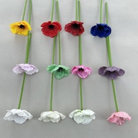Fleurs artificielles INS Poppies en PU, mini coquelicots, fausses fleurs pour la photographie de mariage, la décoration intérieure et les accessoires d'arrangement floral