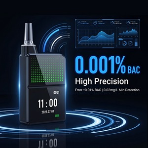 Testeur d'alcoolémie haute précision en alliage, version vocale, pour la détection de la conduite en état d'ébriété - Product Image 1