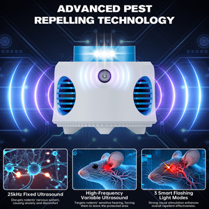 Repelente Ultrasónico de Roedores Recargable para Interiores, Altamente Efectivo, Ecológico, con Modo de Destello Inteligente y 4 Ondas Sonoras - Product Image 3