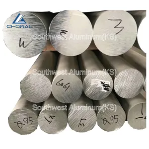 5052 6061T6 7075 T7351 Extrusie Aluminium Ronde Grote Diameter Bar