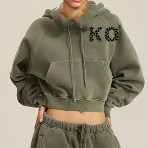 Bán Buôn Womens Cắt Áo OEM Thấp Moq Biểu Tượng Tùy Chỉnh Giao Hàng Nhanh Chóng Giản Dị Thời Trang Dạo Phố Womens Cắt Áo - Product Image 6