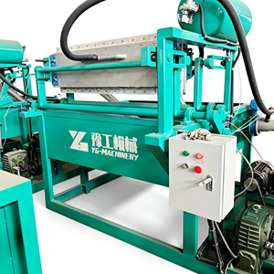 Ligne de fabrication de barquettes à œufs en pulpe entièrement automatisée avec système d'eau recirculante pour une production écologique - Product Image 1