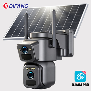 Caméra PTZ solaire 4G CMOS étanche IP66 double écran suivi IA application O-kam Pro grand angle extérieur 24/7 enregistrement continu - Product Image 1