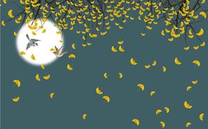 Nouveau papier peint <span class=keywords><strong>2022</strong></span>, motif floral et d'oiseaux chinois, papier peint pour chambre d'enfant - Product Image 2