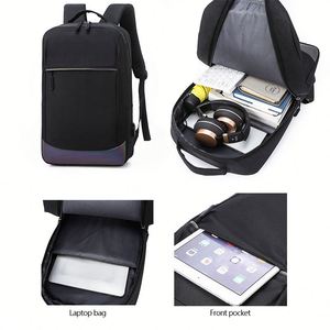 Sac à dos intelligent antivol pour ordinateur portable, grande capacité, multifonction, en nylon imperméable, avec port de charge USB - Product Image 3