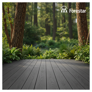Planches de terrasse WPC co-extrudées Forestar 135*23mm - Écologiques, antidérapantes, imperméables, durables, pour jardin et extérieur, <span class=keywords><strong>avec</strong></span> grain de bois massif - Product Image 1