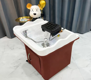 Lavabo Moderno de Acrílico para Salón de Belleza, Lavacabezas Portátil con Circulación de Agua, Bañera de Spa para Peluquería - Product Image 3