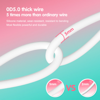 Grosir Kabel 3A 5A Tipe C Pengisian Cepat Kabel Data Usb Silikon OD5mm Kabel Ponsel Arus Super Usb Tipo C UNTUK Samsung