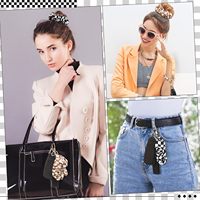 Chouchou porte-clés bracelet Bracelet extensible porte-clés porte-poignet pour femmes fille sac breloques suspendus décoration torsion porte-clés