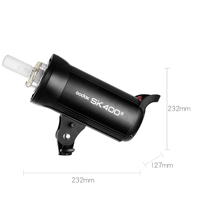 Godox — stroboscope Flash de Studio professionnel SK400II 400Ws GN65, avec système X intégré sans fil 2.4 ghz, prise de vue créative