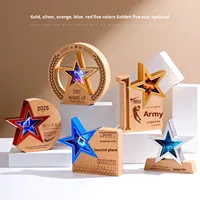 Trophée en bois avec impression couleur HDY pour événements de grande envergure, concours, défilés de mode, courses automobiles, Pekin Ball, personnalisation de plaques de récompense