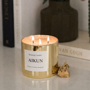 AIKUN Bougies parfumées en <span class=keywords><strong>cire</strong></span> de soja faites à la main de luxe, très vendues, bougies d'aromathérapie avec boîte pour cadeaux - Product Image 1