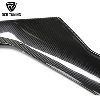 Lèvre de pare-chocs avant en fibre de carbone sèche style M Performance, kit carrosserie en carbone véritable pour BMW F90 M5 LCI 2021-2023