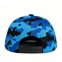 Gorra de Béisbol de 5 Paneles con Logotipo Bordado en Relieve Personalizado al por Mayor, Patrón de Camuflaje, Satén, Unisex, Deportiva, para Todas las Temporadas