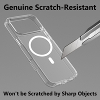 Électrolytique pour iPhone 17 Étui magnétique transparent Placage de luxe avec protecteur d'objectif en verre Couverture de téléphone en TPU souple pour Ip 17 Pro Max