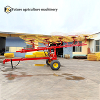 Râteau à foin à 3 points FAM, petit râteau à foin, râteau paysager, vente en gros