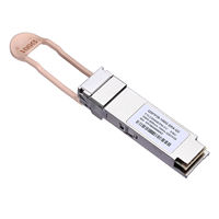 Modul Transceiver QSFP28 100G SR4 850nm MPO 100m Peralatan Jaringan Serat Optik Pusat Data Berkinerja Tinggi Mellanox