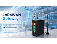 Passerelle industrielle LoRaWAN Milesgo HMI1002-ARM (LoRaWAN), dispositif IoT Edge, collecteur de données sans fil multi-protocoles pour les systèmes d'optimisation de l'automatisation des installations (BAS)