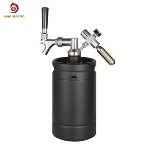 Beverage Dispenser Double Wall Vacuum Insulated Stainless Steel Keg Beverage Soda Juicer Soft Cold Fizzy Commercial Drink Dispenser