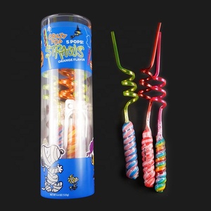 Scatola Cilindrica in Plastica Trasparente Personalizzata Tubi Rotondi in PET PVC PP per Confezionamento <span class=keywords><strong>Caramelle</strong></span> Materiali Riciclati per Alimenti e Zucchero - Product Image 3